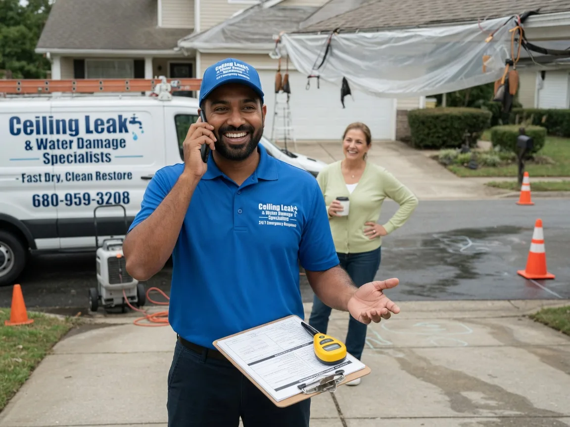 Ceiling Leak Cleanup Fletcher, MO FAQs